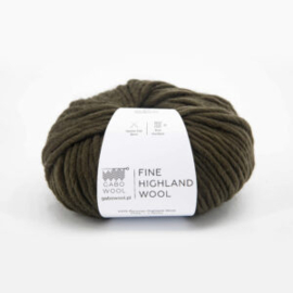 Fine Highland wool - dark olive (VR1943)