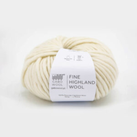 Fine Highland wool - natuurlijk wit (100)