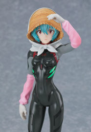 Neon Genesis Evangelion Rebuild of Evangelion Pop Up Parade PVC Figure Rei Ayanami Tentative Name Farming Ver. 17 cm