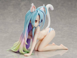 No Game No Life 1/4 PVC Figure B-style Shiro: Cat Ver. 17 cm