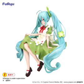 Hatsune Miku Noodle Stopper PVC Figure Flower Fairy Clover 15 cm