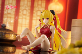 To Love Ru Darkness Desktop Cute PVC Figure Golden Darkness (Chinese Dress Ver.) 13 cm - PRE-ORDER