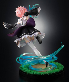 Re: Zero - Starting Life in Another World 1/7 PVC Figure Ram Battle with Roswaal Ver. 24 cm