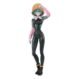 Neon Genesis Evangelion Rebuild of Evangelion Pop Up Parade PVC Figure Rei Ayanami Tentative Name Farming Ver. 17 cm