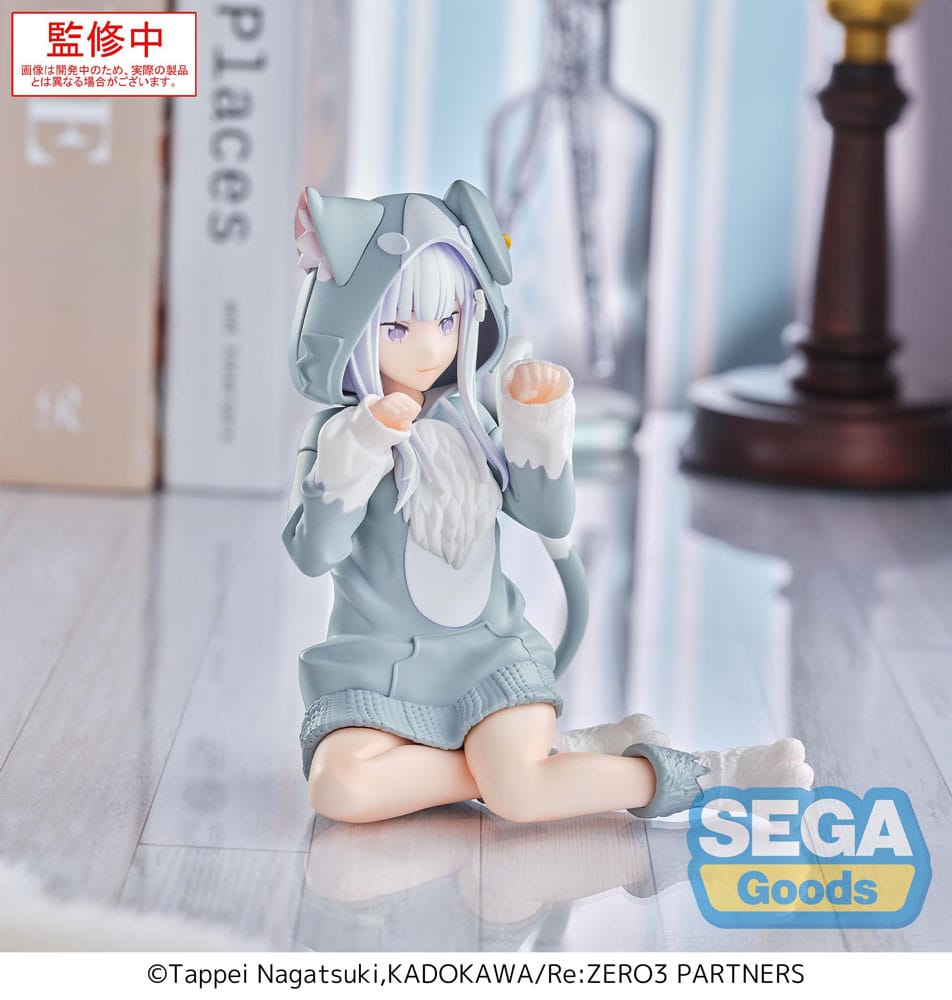 Re:Zero Starting Life in Another World Yumemirize PVC Figure Emilia Mofumofu Pack 11 cm - PRE-ORDER