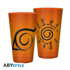 Naruto Shippuden Large Glass Konoha & Seal