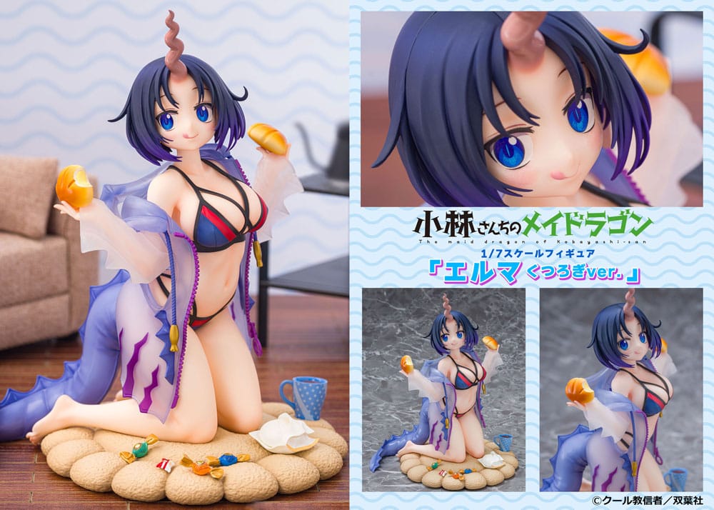 Miss Kobayashi's Dragon Maid 1/7 PVC Figure Elma Dragon hoodie Ver. 20 cm - PRE-ORDER