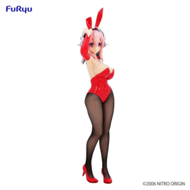 Super Sonico BiCute Bunnies PVC Figure Super Sonico Red Ver. 28 cm