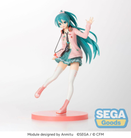 Hatsune Miku Project DIVA Arcade SPM PVC Figure Hatsune Miku Ribbon Girl 24 cm