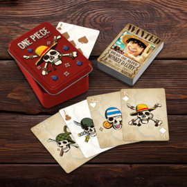 One Piece Netflix Playing Cards in a Tin