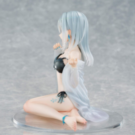 Original Character 1/7 PVC Figure Silver-Haired Girl Sky Blue Morning Special Outfit Ver. by Fuumi Illustration 16 cm - PRE-ORDER