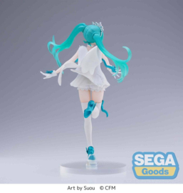 Hatsune Miku Series SPM PVC Figure Hatsune Miku 15th Anniversary SUOU Ver. 21 cm