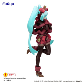 Hatsune Miku Exceed Creative SweetSweets Series PVC Figure Noel Raspberry Ver. 21 cm
