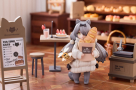 Decorated Life Collection PVC Figure Tea Time Cats - Cat Town Bakery Staff & Customer Set 12 cm