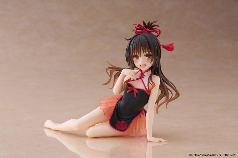 To Love-Ru Darkness Desktop Cute PVC Figure Mikan Yuki Chinese Dress Ver. 13 cm