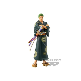 One Piece DXF The Grandline Series Wanokuni PVC Figure Roronoa Zoro Yukata ver