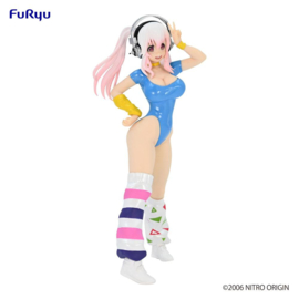 Super Sonico PVC Figure Super Sonico Concept Figure 80's/Another Color/Blue Ver. 18 cm
