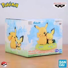Pokemon Relaxing Time PVC Figure Pikachu & Pichu
