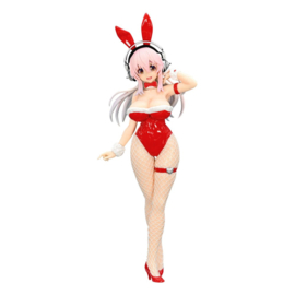 Super Sonico BiCute Bunnies PVC Figure Red Color Ver. 30 cm - PRE-ORDER