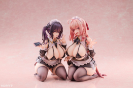 Original Character 1/5 PVC Figure 2-Set Koho Miya & Otsuhane Fuwari illustration by Ninoude 18 cm - PRE-ORDER