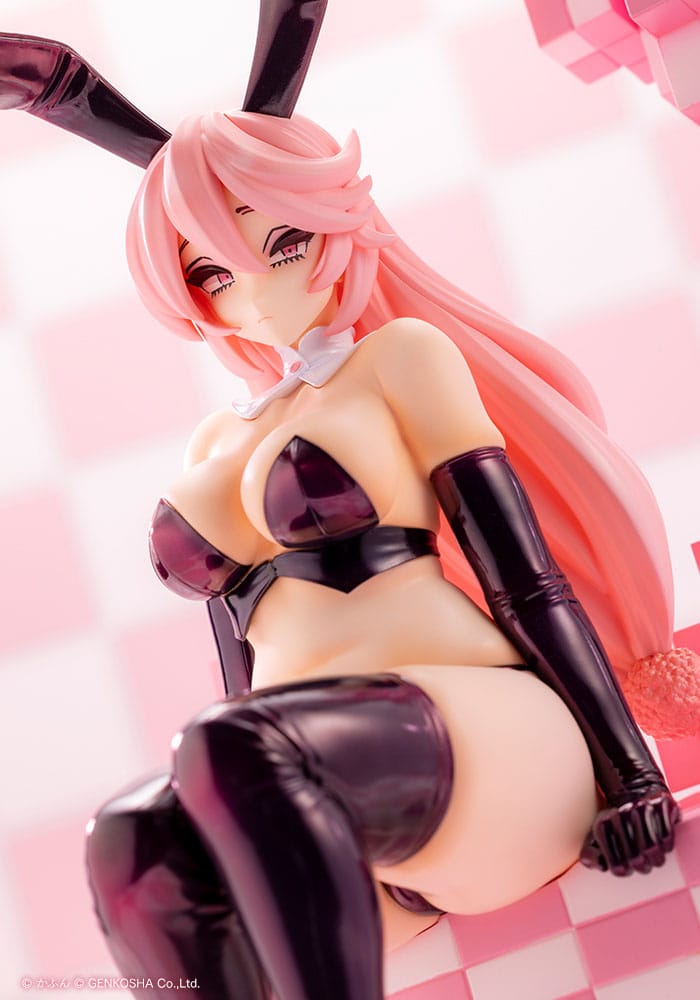 Original Character Trick Bunnies 1/7 PVC Figure Sitting Bunny Illustration by Kafun 24 cm