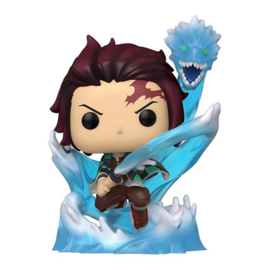 Demon Slayer Funko Pop Tanjiro Kamado with Water Dragon GITD Special Edition #873