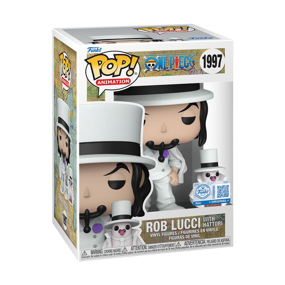 One Piece Funko Pop Buddy Rob Lucci with Hattori #1997