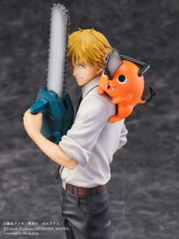 Chainsaw Man S-Fire PVC Figure 1/7 Denji & Pochita 24 cm