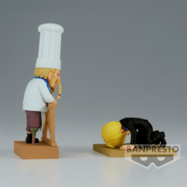 One Piece World Collectible Figure Log Stories PVC Figure Sanji & Zeff Ver 2.