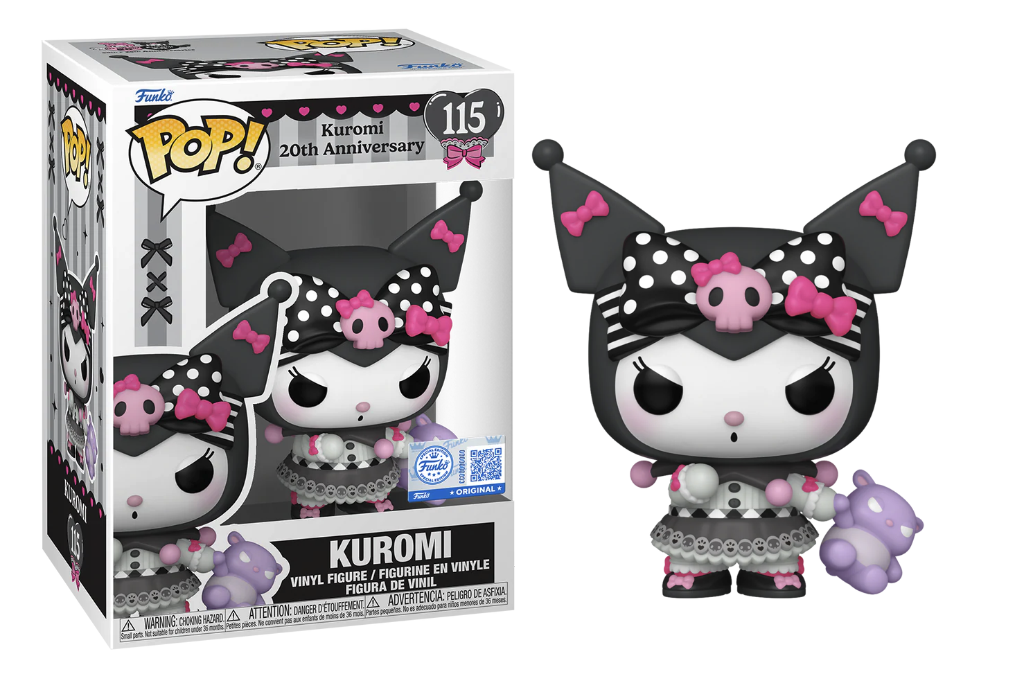 Sanrio Funko Pop Kuromi With Toy #115 - PRE-ORDER
