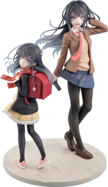 Rascal Does Not Dream of a Knapsack Kid PVC Figure Mai Sakurajima High School Graduation Ver. & Knapsack Kid 19 cm - PRE-ORDER