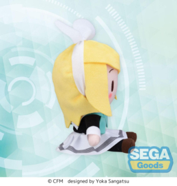 Character Vocal Series 02: Kagamine Rin/Len Fuwa Petit Mini Plush Figure Kagamine Rin Uniform Ver. (EX) 16 cm - PRE-ORDER