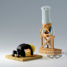 One Piece World Collectible Figure Log Stories PVC Figure Sanji & Zeff Ver 2.