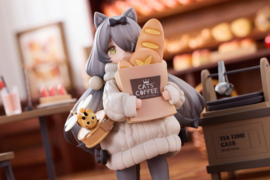 Decorated Life Collection PVC Figure Tea Time Cats - Cat Town Bakery Staff & Customer Set 12 cm
