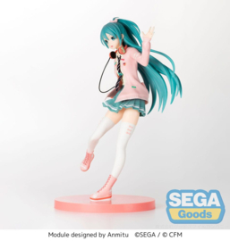 Hatsune Miku Project DIVA Arcade SPM PVC Figure Hatsune Miku Ribbon Girl 24 cm