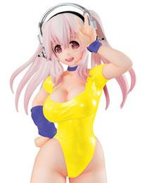 Super Sonico PVC Figure Super Sonico Concept Figure 80's/Another Color/Yellow Ver. 18 cm