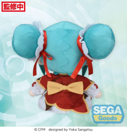 Character Vocal Series 01: Hatsune Miku Fuwa Petit Plush Figure Hatsune Miku Going Out Series Chinatown Ver. M 22 cm - PRE-ORDER