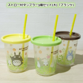 Studio Ghibli My Neighbor Totoro Cup & Straw Set 3-Set