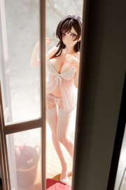 Rent-A-Girlfriend 1/6 PVC Figure Chizuru Mizuhara See-through lingerie figure angel white Ver. 23 cm - PRE-ORDER