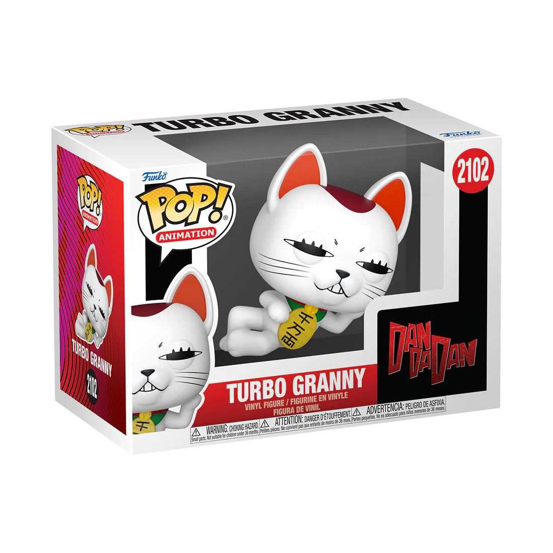 Dandadan Funko Pop Turbo Granny Cat #2102 - PRE-ORDER