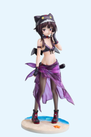 KonoSuba: An Explosion on This Wonderful World! 1/7 PVC Figure Megumin Chomusuke Swimsuit Ver. 22 cm - PRE-ORDER