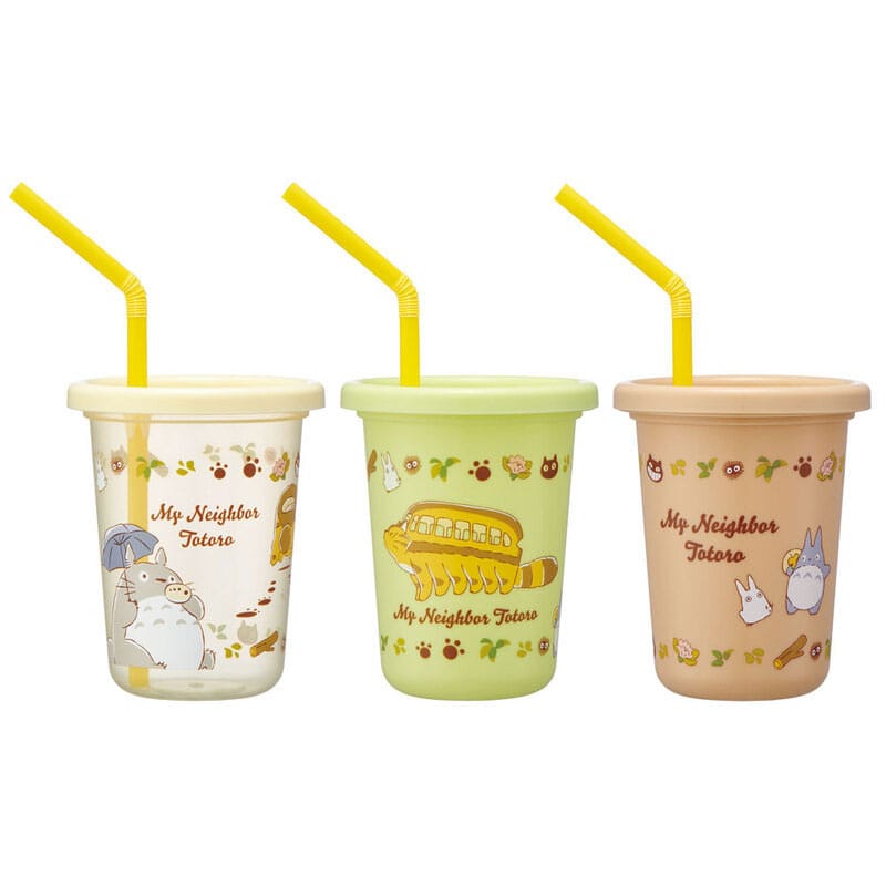 Studio Ghibli My Neighbor Totoro Cup & Straw Set 3-Set #2