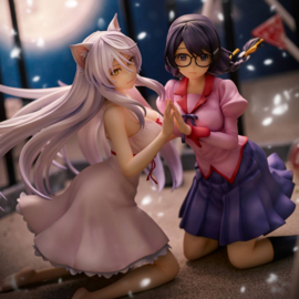 Nekomonogatari Monogatari Series PVC Figures Tsubasa Hanekawa Set (re-run) 19 cm