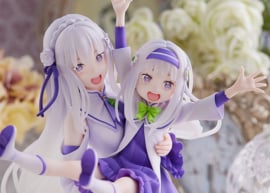 Re: Zero - Starting Life in Another World 1/7 PVC Figure Emilia & Childhood Emilia 24 cm