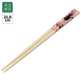 Studio Ghibli Kiki's Delivery Service Bamboo Chopsticks Jiji Paw Prints