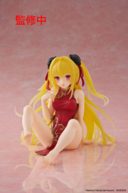 To Love Ru Darkness Desktop Cute PVC Figure Golden Darkness (Chinese Dress Ver.) 13 cm - PRE-ORDER