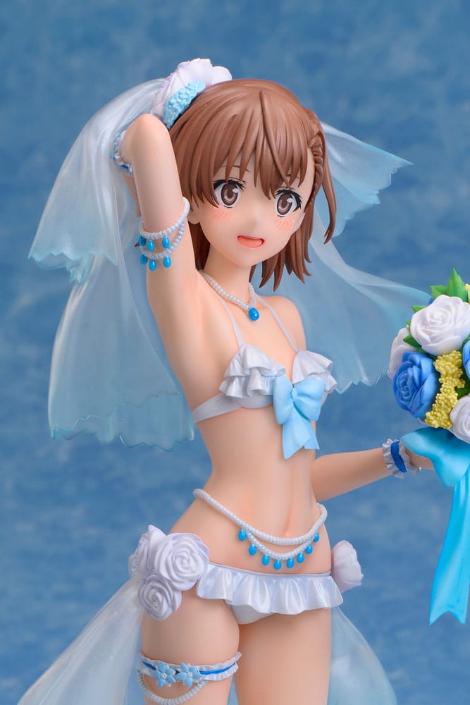 A Certain Scientific Railgun T 1/7 PVC Figure Mikoto Misaka Wedding Swimsuit Ver. 25 cm - PRE-ORDER