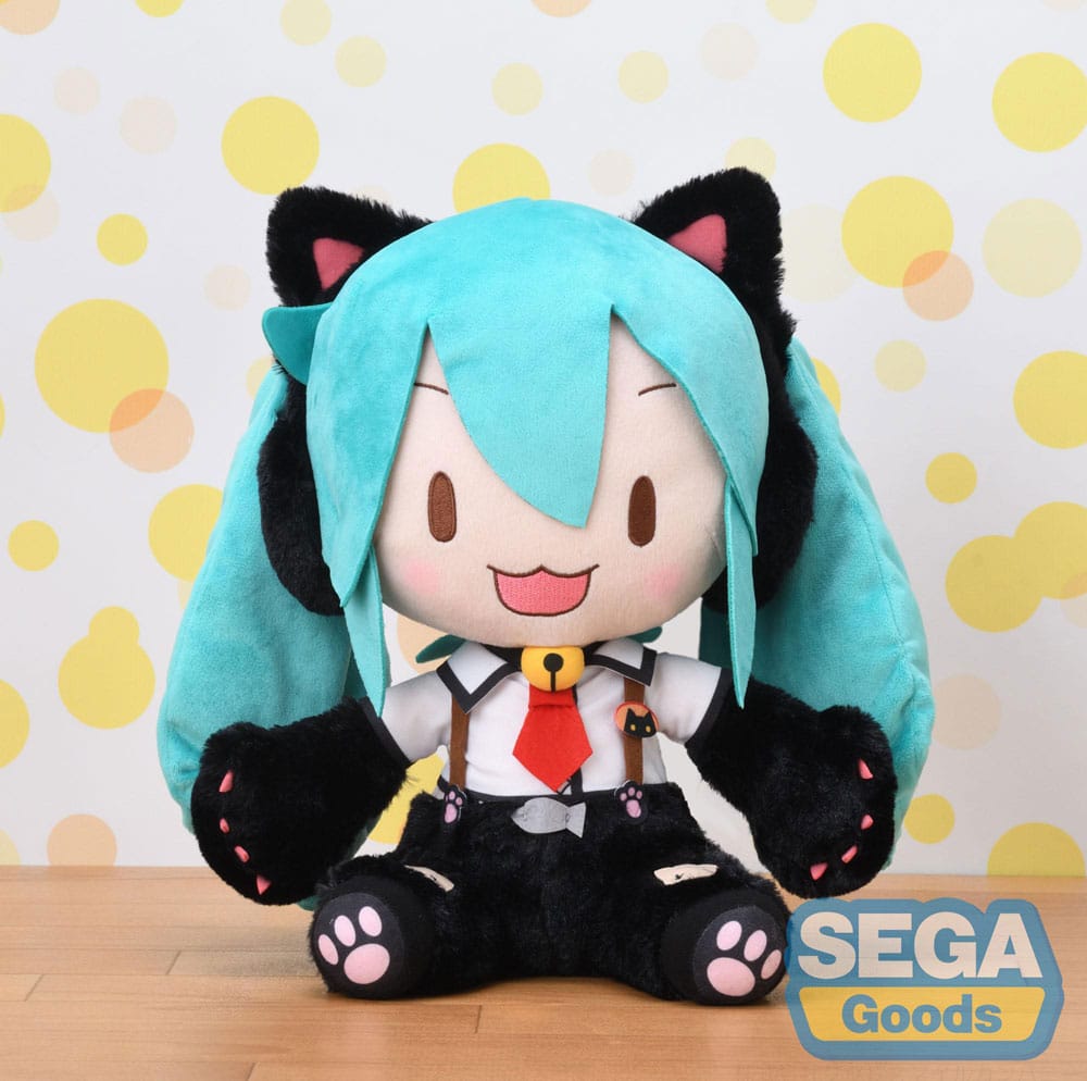 Hatsune Miku Project Diva Arcade Future Tone Fuwa Petit Plush Figure Hatsune Miku Kitty Cat LL 30 cm - PRE-ORDER