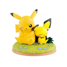 Pokemon Relaxing Time PVC Figure Pikachu & Pichu