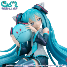 Mobile Suit Gundam x Hatsune Miku Lucrea PVC Figure Hatsune Miku x OO Gundam 45th Anniversary 17 cm - PRE-ORDER